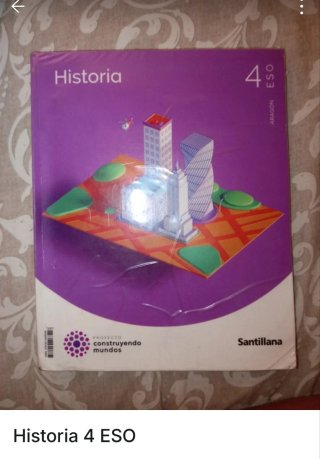 Libro historia 4 ° ESO