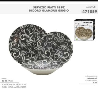 Servizio Piatti 18pz DGBavaria Slice Crema