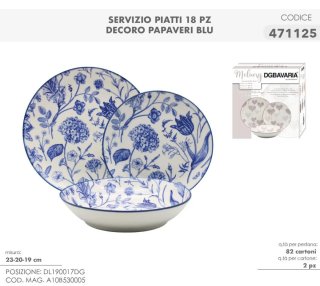 Servizio Piatti 18pz DGBavaria Slice Crema
