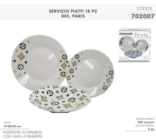 Servizio Piatti 18pz DGBavaria Slice Crema