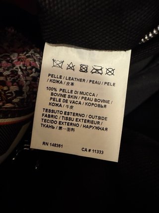 Borsa PINKO Bag Tweed Vera Pelle Made in Italy