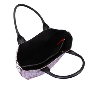 Borsa PINKO Bag Tweed Vera Pelle Made in Italy