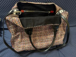 Borsa PINKO Bag Tweed Vera Pelle Made in Italy