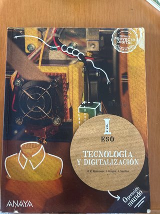 Libro Tecnología y Digitalización 1 de la ESO