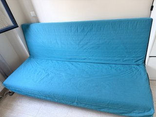 Sofá Cama Azul 200x145-150