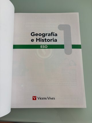GEOGRAFIA E HISTORIA 1 (1.1-1.2) VC (CER)