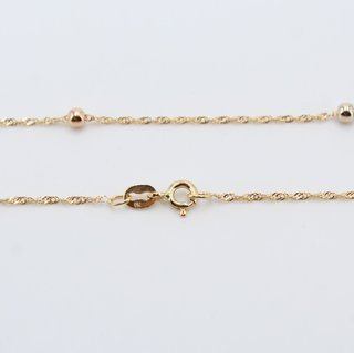 Cadena de oro de 18k. Peso: 2.37 gr.