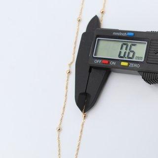 Cadena de oro de 18k. Peso: 2.37 gr.