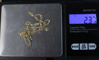 Cadena de oro de 18k. Peso: 2.37 gr.