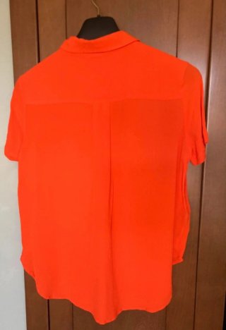Camisa naranja Mango