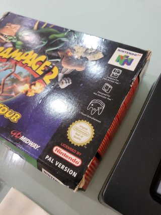 Rampage 2 Universal Tour N64 Completo