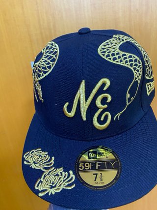 New Era 59FIFTY cappello oro drago 7 3/8