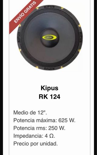 Subwoofer SP Audio SP15C 15 500W RMS