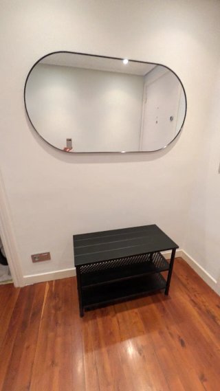 Banco Zapatero Nipasen Ikea Negro (con dos baldas)
