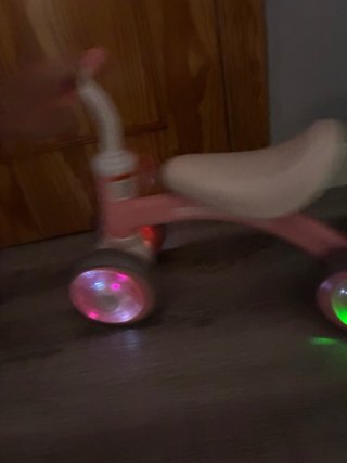 Bici correpasillos con luz en ruedas