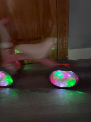 Bici correpasillos con luz en ruedas
