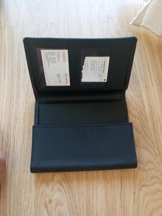 Porta Documentos Toyota Preto