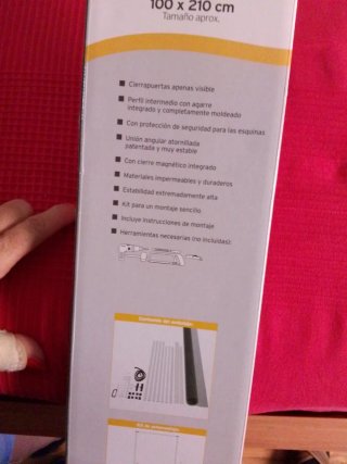 Mosquitera para puertas 100x210cm