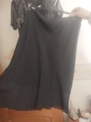 Completo elegante donna nero multicolor