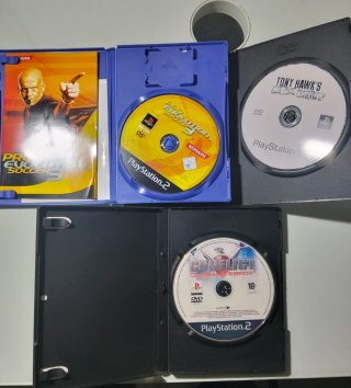 Pack PS2 Fat + 2 Pistolas Arcade + 4 Juegos