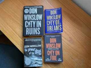 Lote libros en inglés de DON WINSLOW