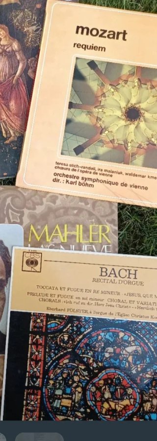 2 Vinilos Clásicos: Mozart y Bach