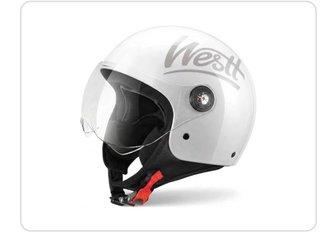 Casco Moto Blanco Westt