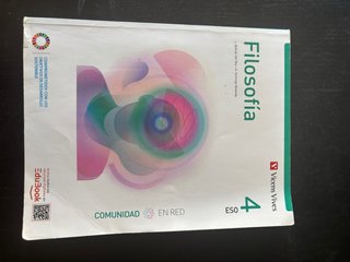 Filosofía. 4o de ESO.
