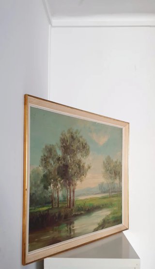 ÓLEO FIRMADO CONDE GYÖRGY KAROLYI