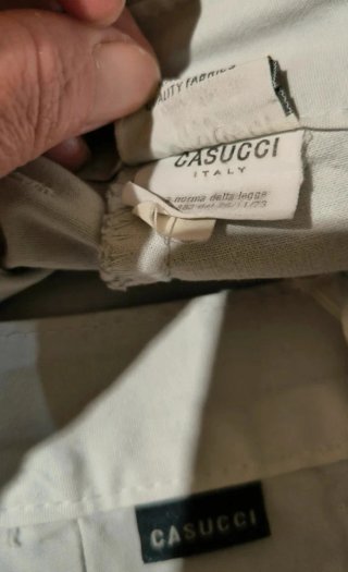 Pantaloni Cargo Beige Uomo