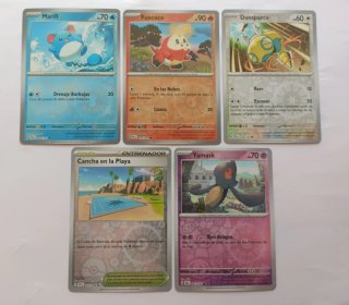 Lote Pokémon TCG - 10 cartas Reverse Holo variadas