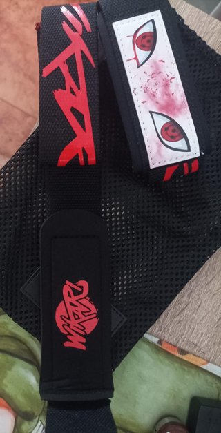 Muñequeras Gimnasio Sharingan Naruto Nuevas