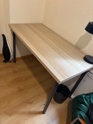 Mesa Ikea 120x60 cm Madera y Metal