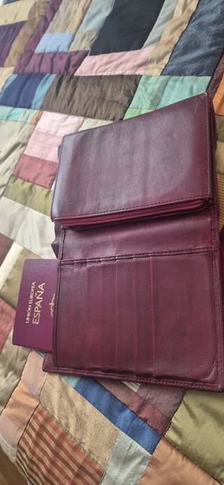 Cartera Piel Fama 12x17