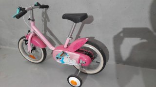 Bicicleta infantil 14 rosa