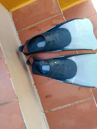 Aletas de buceo Decathlon