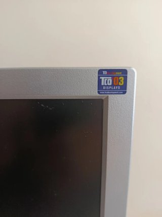 Pantalla BenQ Plata y Negra