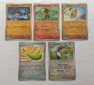 Lote Pokémon TCG - 10 cartas Reverse Holo variadas