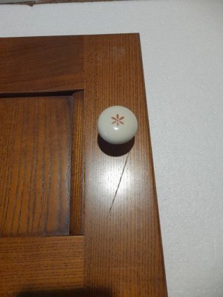 Appendi abiti arte povera in legno e ceramica