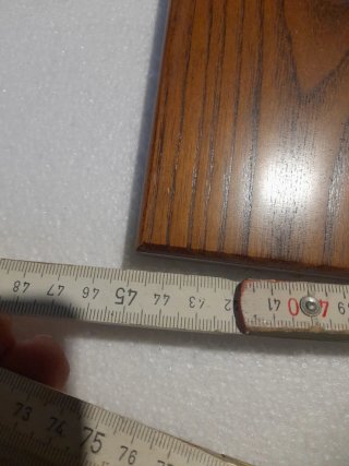 Appendi abiti arte povera in legno e ceramica