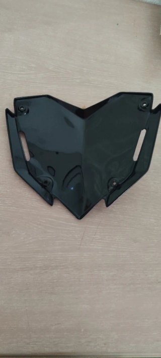 Deflector Parabrisas Moto Negro