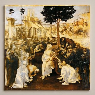 Mural azulejos Adoración de los Magos 30x30