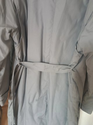 Trench uomo vintage grigio XL
