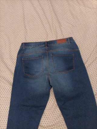 Pantalón vaquero mujer largo azul