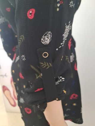 Vestido estampado flores y estrellas