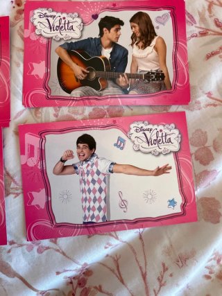 Postales Serie Violetta Disney