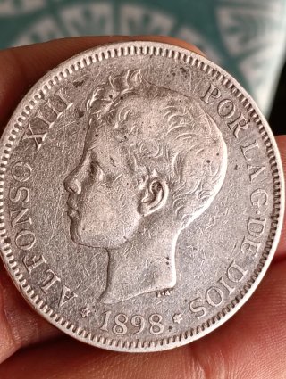5 Pesetas Alfonso XIII 1898