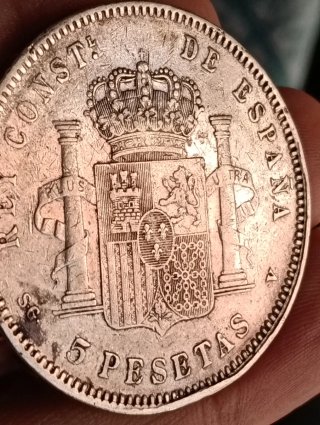 5 Pesetas Alfonso XIII 1898