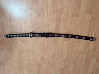 Katana de One Piece en Bambú
