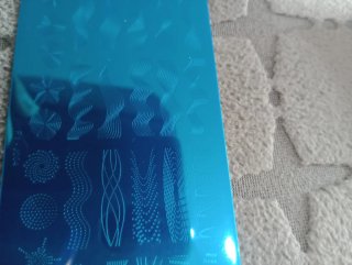 Piastra per stamping unghie